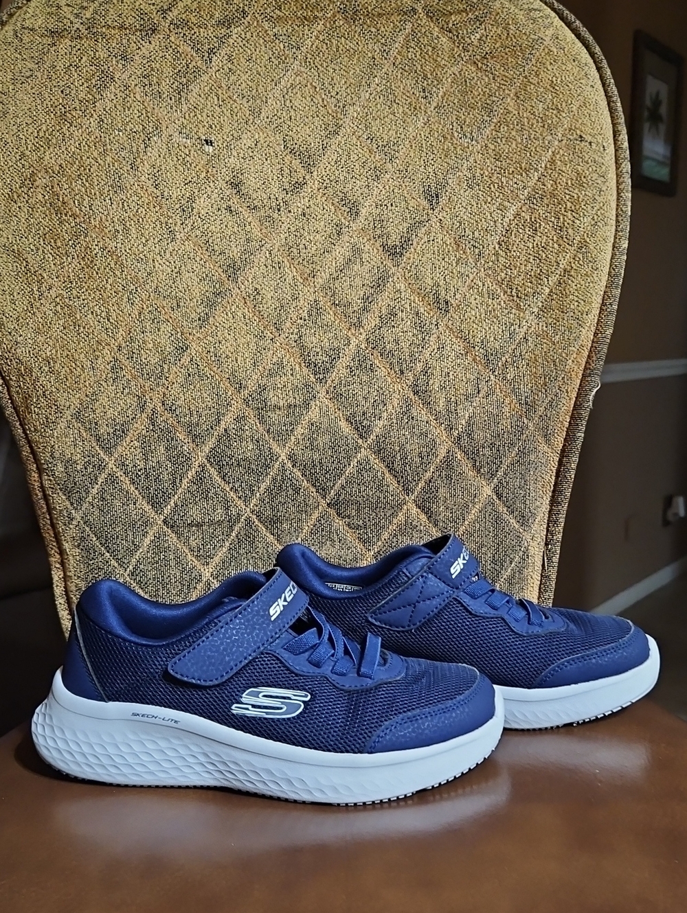 Skechers Skech-Lite Pro Navy Blue White Sneakers Running Shoes